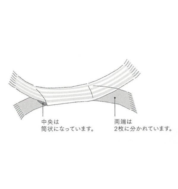 6 1 New 風通るリングストール N オリーブ 工房織座オンラインショップ