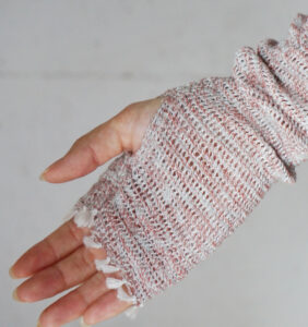 アームカバー身に着け写真