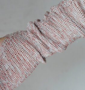 アームカバー身に着け写真