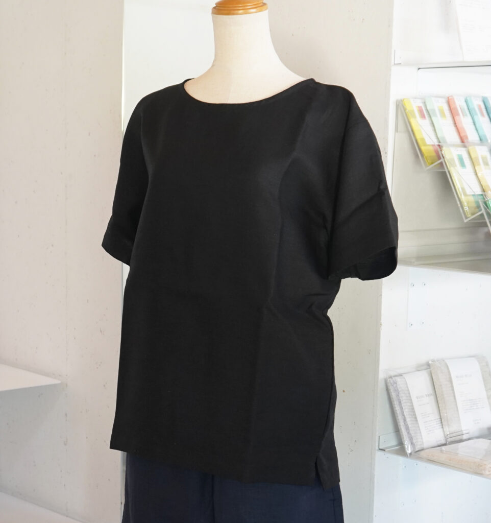 LOOSY:T2 リネン100％Tシャツ　