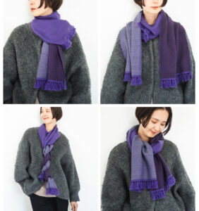 WAKKA　ウールイージーマフラー　着用アレンジ画像