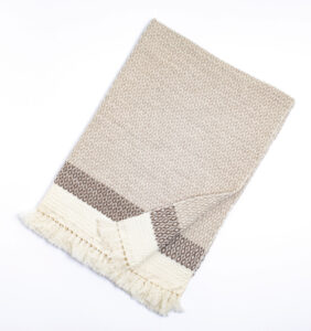 ウールブランケットショール　グラスパターン　KAWARIシリーズ　商品画像