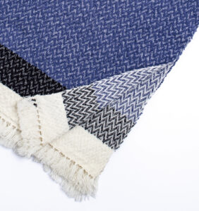 ウールコットンブランケットショール ヘリンボーン KAWARIシリーズ 商品画像