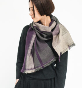 SHUSU ウールマフラー オータムリーブス