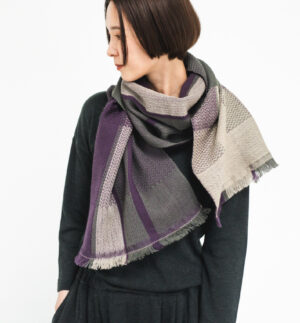 SHUSU ウールマフラー オータムリーブス