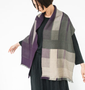 SHUSU ウールマフラー オータムリーブス