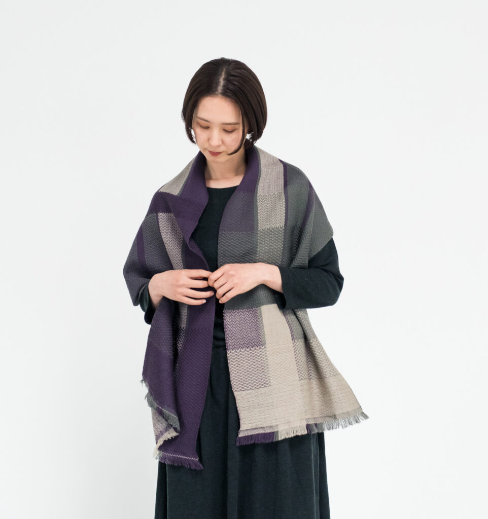 SHUSU ウールマフラー オータムリーブス