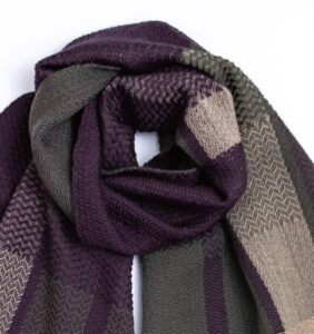 SHUSU ウールマフラー オータムリーブス