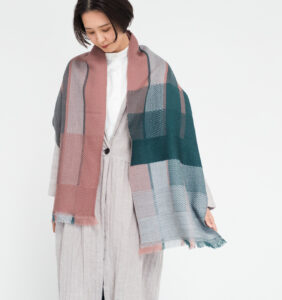 SHUSU ウールマフラー オータムリーブス