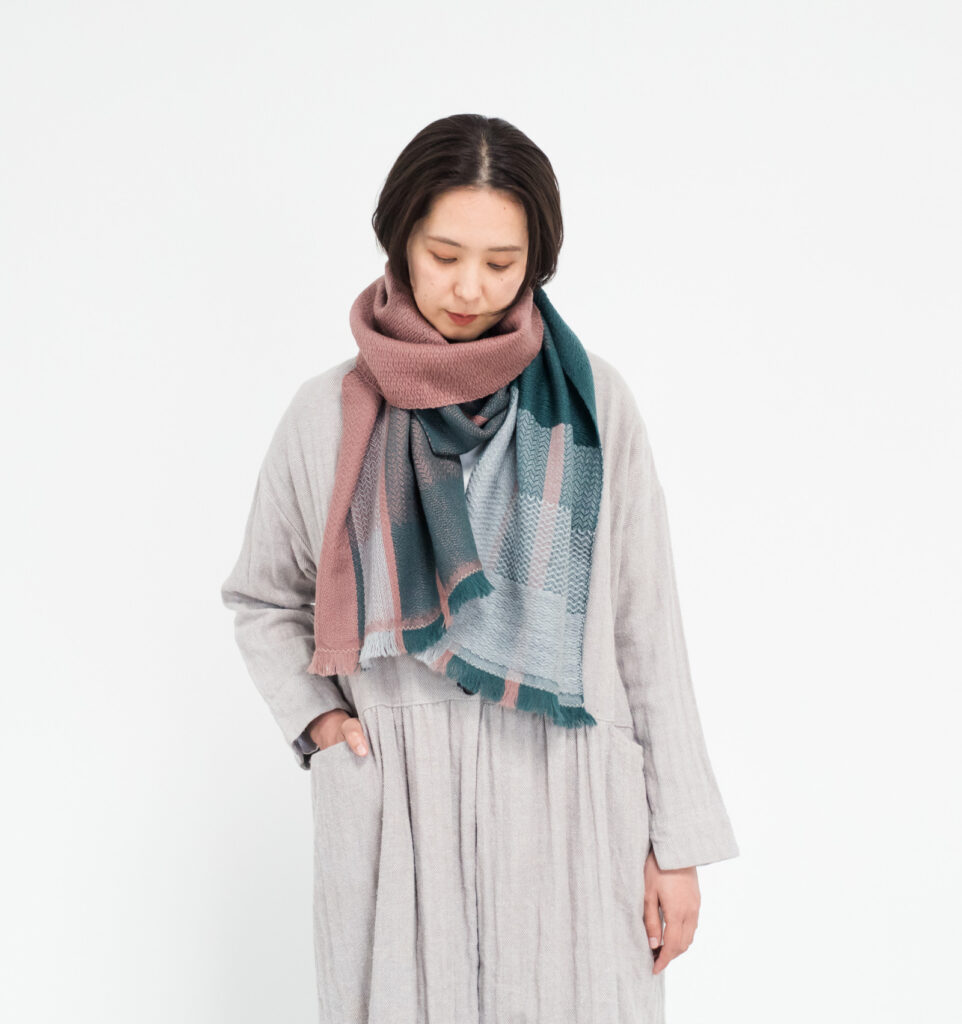 SHUSU ウールマフラー オータムリーブス