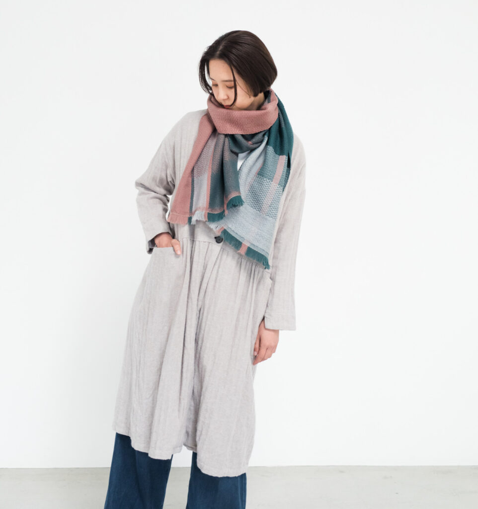 SHUSU ウールマフラー オータムリーブス