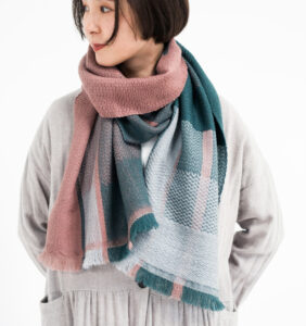 SHUSU ウールマフラー オータムリーブス