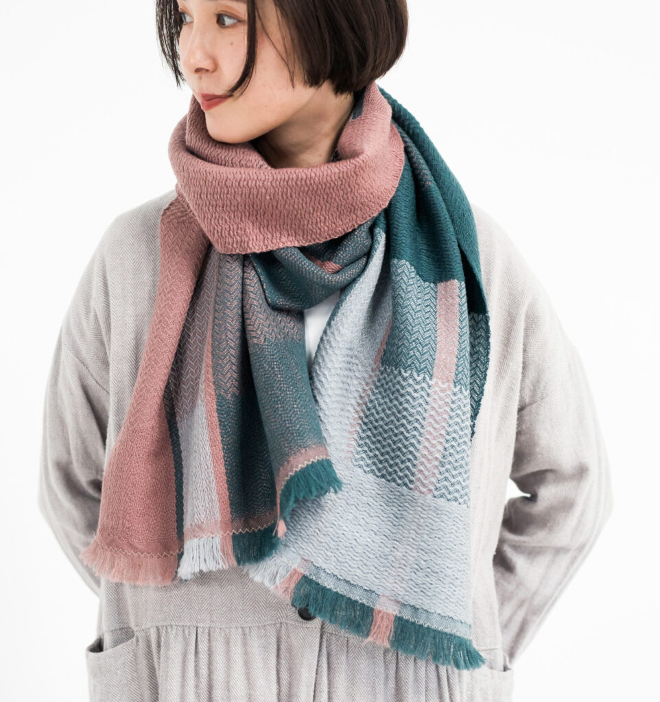 SHUSU ウールマフラー オータムリーブス