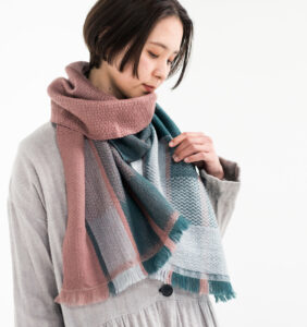 SHUSU ウールマフラー オータムリーブス