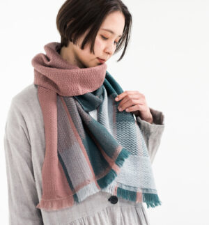 SHUSU ウールマフラー オータムリーブス