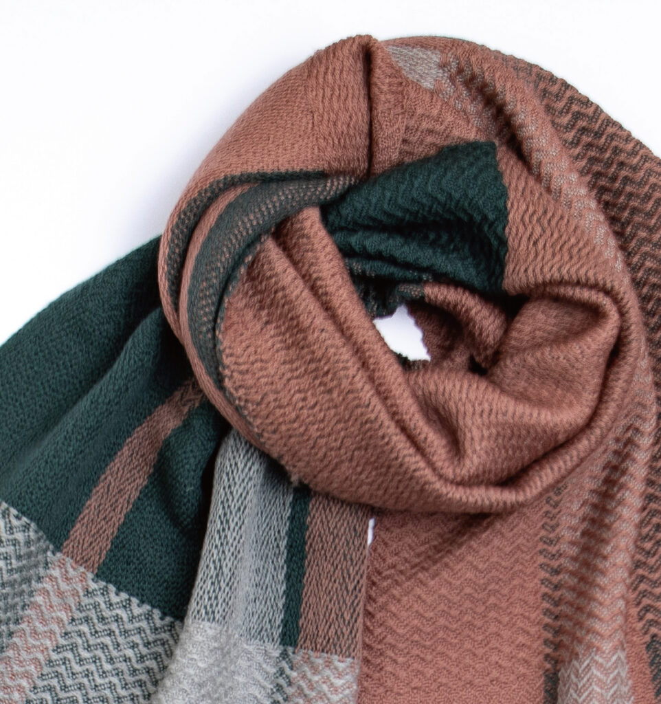 SHUSU ウールマフラー オータムリーブス