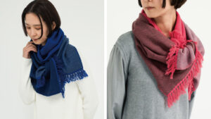 WAKKA　ウールイージーマフラー　着用画像