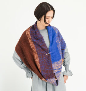 BRUSHESD　コットンスヌード　着用画像