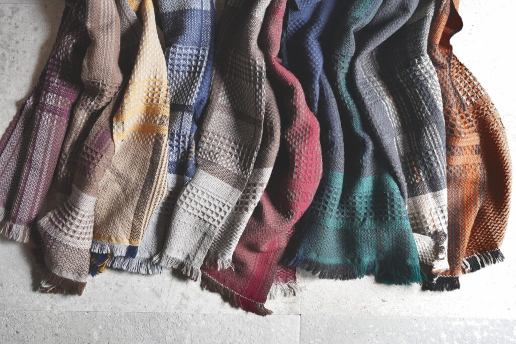 かわり織りマフラー　カラーバリエーション画像