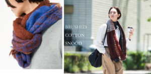 BRUSHESD　コットンスヌード　着用画像