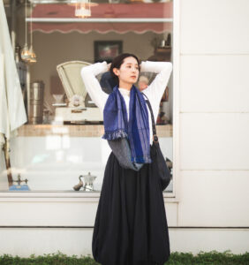 WAKKA　ウールスヌード　着用画像