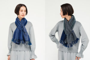 WAKKA　ウールスヌード　着用リバーシブル画像