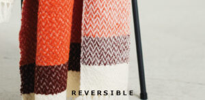 ウールコットンブランケットショール　ヘリンボーン　KAWARIシリーズ　商品画像