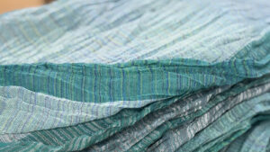 生地のクローズアップ