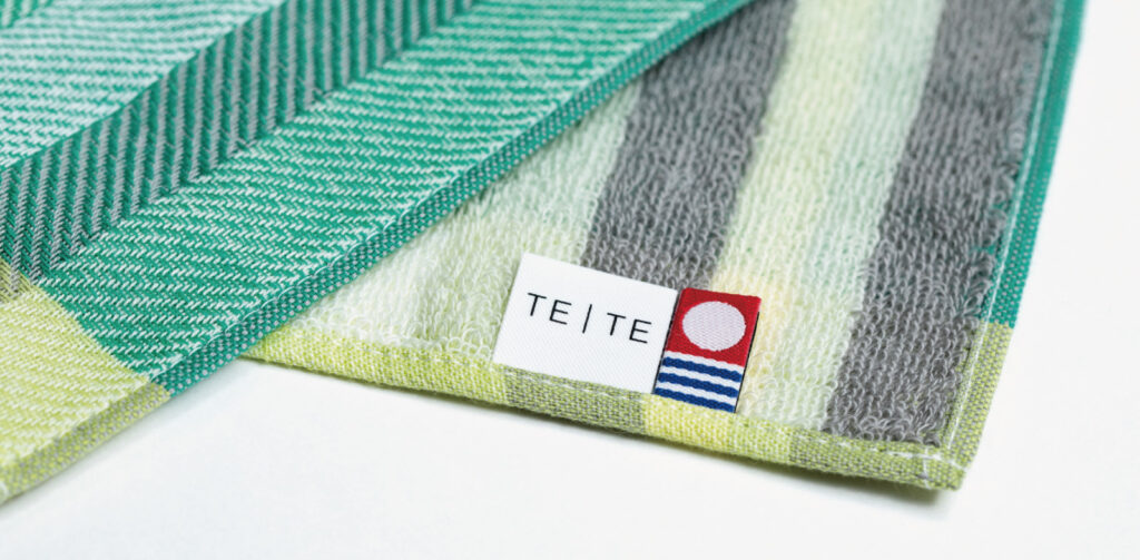 今治タオルマーク付き　TETEタオルハンカチ画像