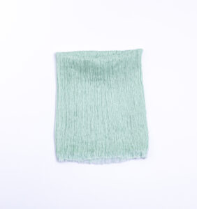 シルクコットンネックベール　グリーン　商品画像　