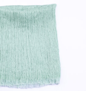 シルクコットンネックベール　グリーン　商品画像　