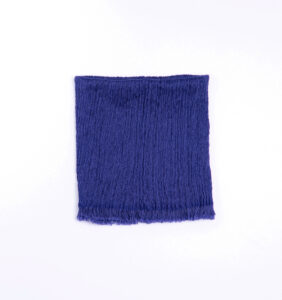 シルクコットンネックベール　ブルー　商品画像　