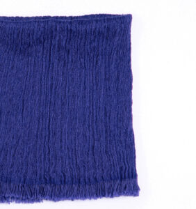 シルクコットンネックベール　ブルー　商品画像　