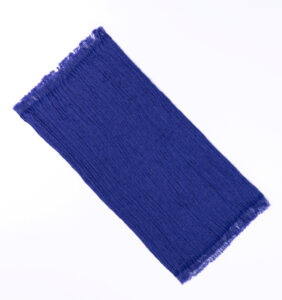 シルクコットンネックベール　ブルー　商品画像　