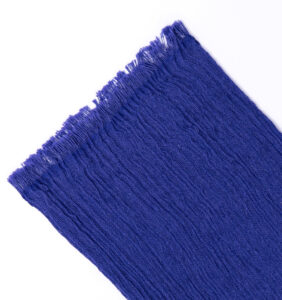 シルクコットンネックベール　ブルー　商品画像　