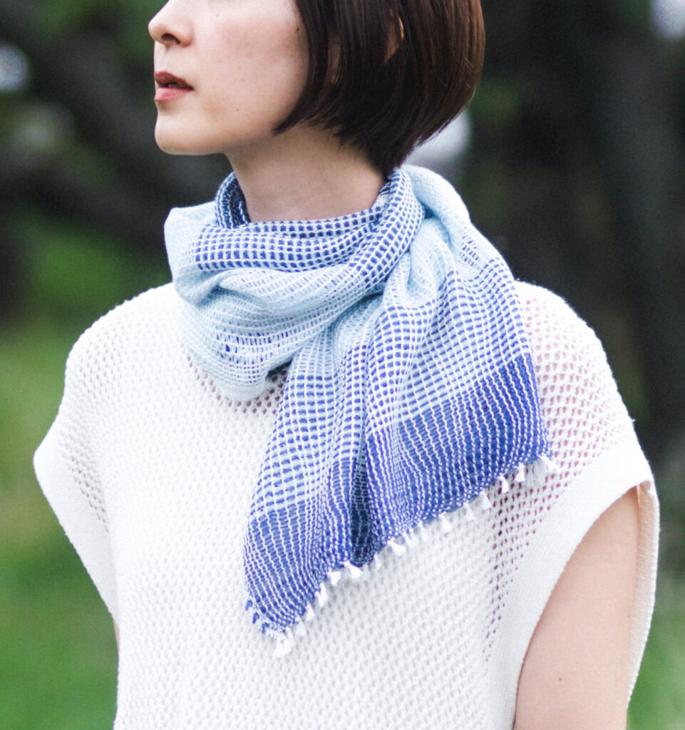 YURAGIシルクコットンショートマフラー