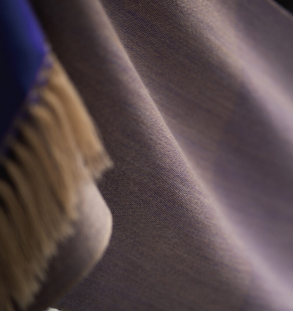 SHUSU グラデーションウールマフラー